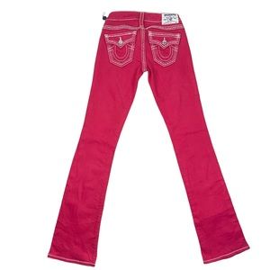 TRUE RELIGION WOMEN’S PINK FLARE JEANS SIZE 25